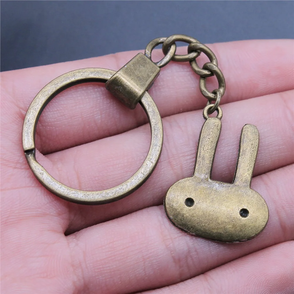 New Fashion Men Keychain Dropshipping Vintage Antique Bronze Color 29x22mm Rabbit Pendant Gift
New Fashion Men Keychain Dropshipping Vintage Antique Bronze Color 29x22mm Rabbit Pendant Gift