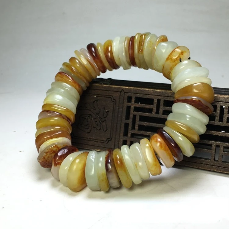 Natural Hetian Irregular Jade Bracelet Jade Beads Bangle Jade Jewelry Jadeite for Men Bracelets
Natural Hetian Irregular Jade Bracelet Jade Beads Bangle Jade Jewelry Jadeite for Men Bracelets