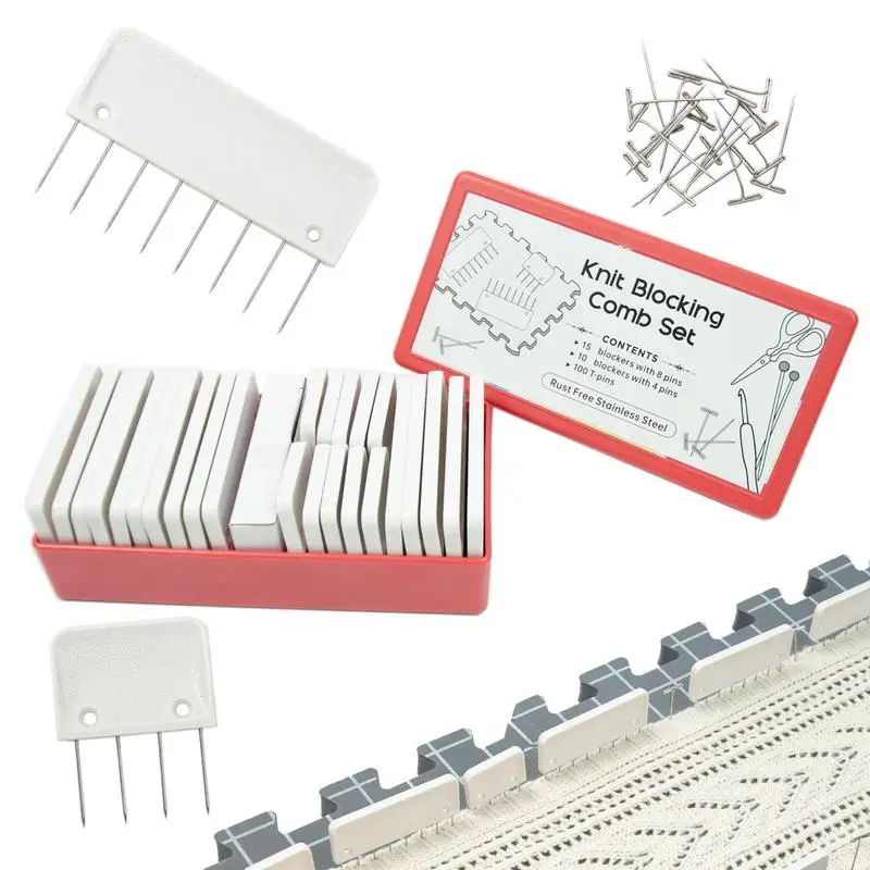 Blocking Pins Knit Blockers And Pin Kit Extra 100 T-pins For Use With Blocking Mats Crochet Blocking Tools DIY Crafts
Blocking Pins Knit Blockers And Pin Kit Extra 100 T-pins For Use With Blocking Mats Crochet Blocking Tools DIY Crafts