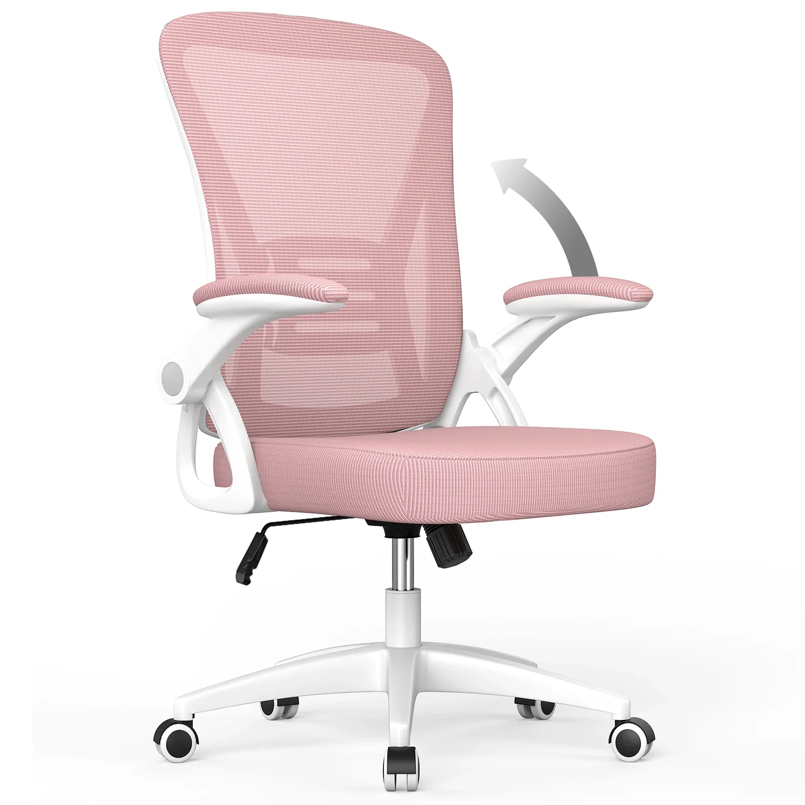 Шезлонг ergonomique rose с сидением сидячее Сетчатое крепление Угловое lombaire réglable