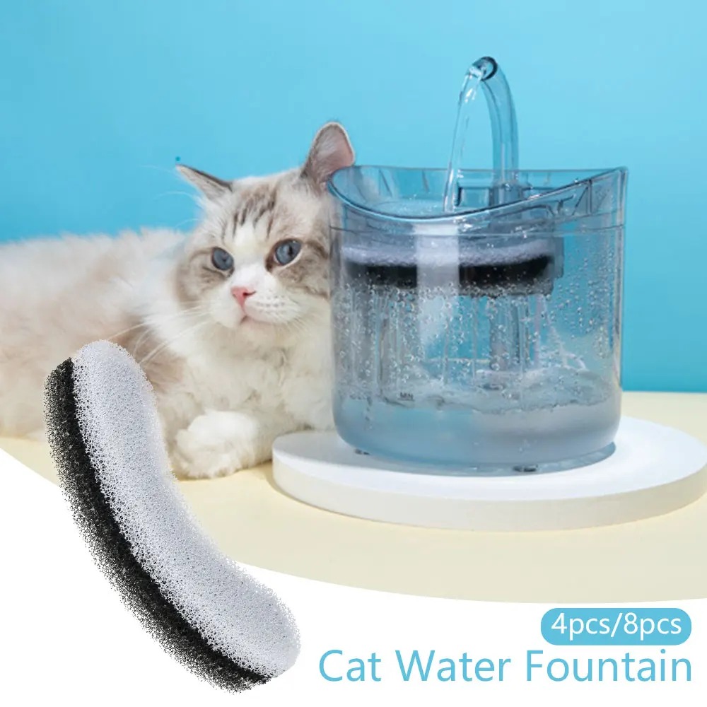 4Pack/8Pack Cat Water Dispenser Filters Set Replacement Filter Activated Carbon Transparent Filter Cotton High Density Filter
4Pack/8Pack Cat Water Dispenser Filters Set Replacement Filter Activated Carbon Transparent Filter Cotton High Density Filter