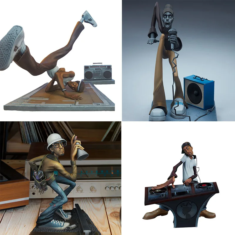 Classic Rapper Sculpture Artist Station DJ Break dance Modeling Resin Desktop Sculpture Hip Hop Element Model Toys Gift
Classic Rapper Sculpture Artist Station DJ Break dance Modeling Resin Desktop Sculpture Hip Hop Element Model Toys Gift