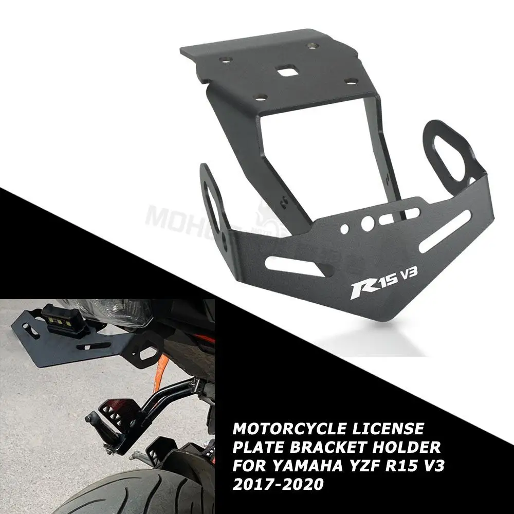 Motorcycle Accessories FOR YAMAHA YZF R15 V3 2017-2020 18 License Plate Bracket Holder FOR YAMAHA YZF R15 V3 2017-2020 2018 2019
Motorcycle Accessories FOR YAMAHA YZF R15 V3 2017-2020 18 License Plate Bracket Holder FOR YAMAHA YZF R15 V3 2017-2020 2018 2019