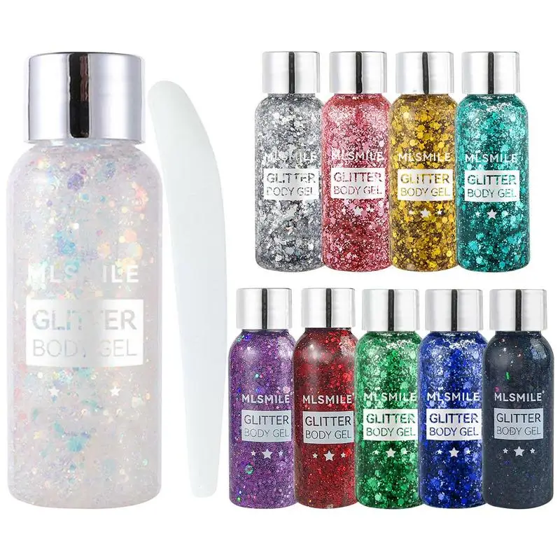 Body Glitter Gel Long Lasting & Waterproof Sequin Face And Body Glitter Gel Shiny And Quick Drying Glitter Makeup Gel For Women
Body Glitter Gel Long Lasting & Waterproof Sequin Face And Body Glitter Gel Shiny And Quick Drying Glitter Makeup Gel For Women