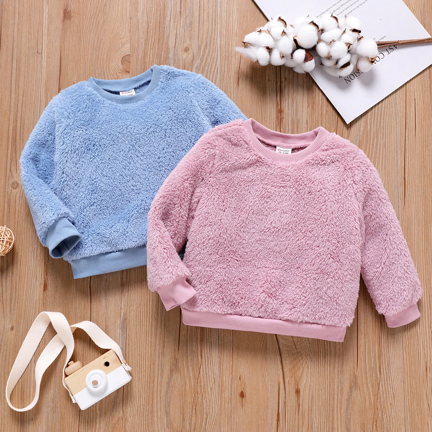 PatPat Toddler Girl/Boy Casual Solid Color Fleece Sweatshirt
PatPat Toddler Girl/Boy Casual Solid Color Fleece Sweatshirt