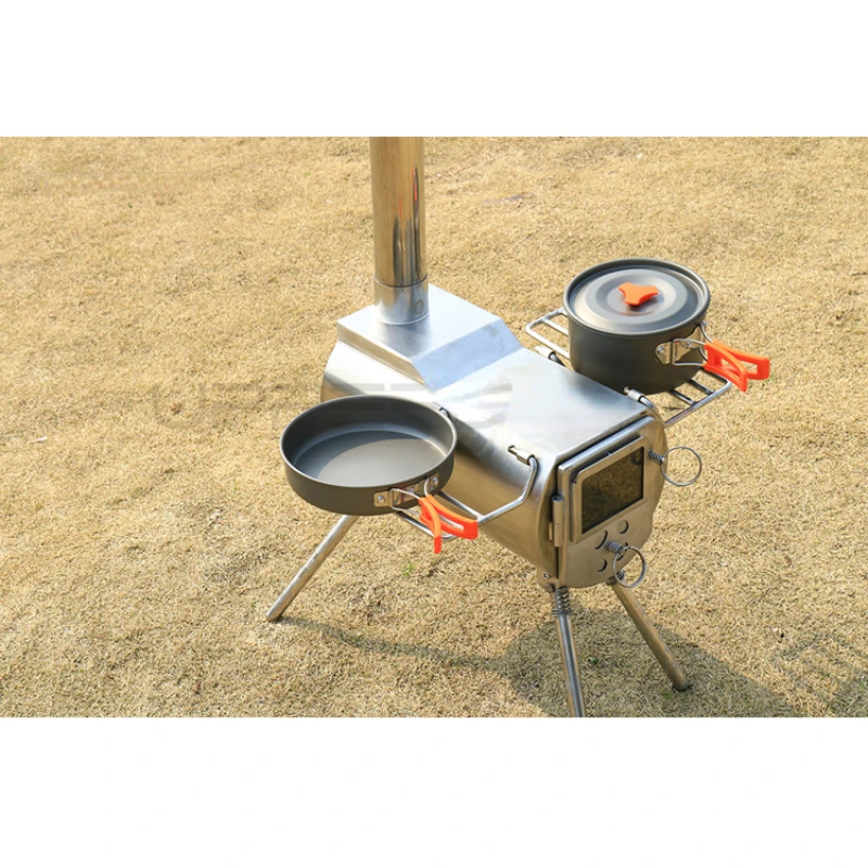 Outdoor Tent Stove Portable Wood Burning Tent Stove for Tents and Camping Stainless Steel Construction Includes Chimney Pipe
Outdoor Tent Stove Portable Wood Burning Tent Stove for Tents and Camping Stainless Steel Construction Includes Chimney Pipe