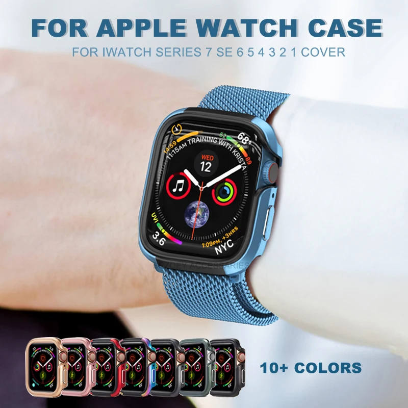 Metal Case for Apple Watch 45mm 41mm Hard Protective Cover for IWatch Series 7 Replacement Accessories
Metal Case for Apple Watch 45mm 41mm Hard Protective Cover for IWatch Series 7 Replacement Accessories