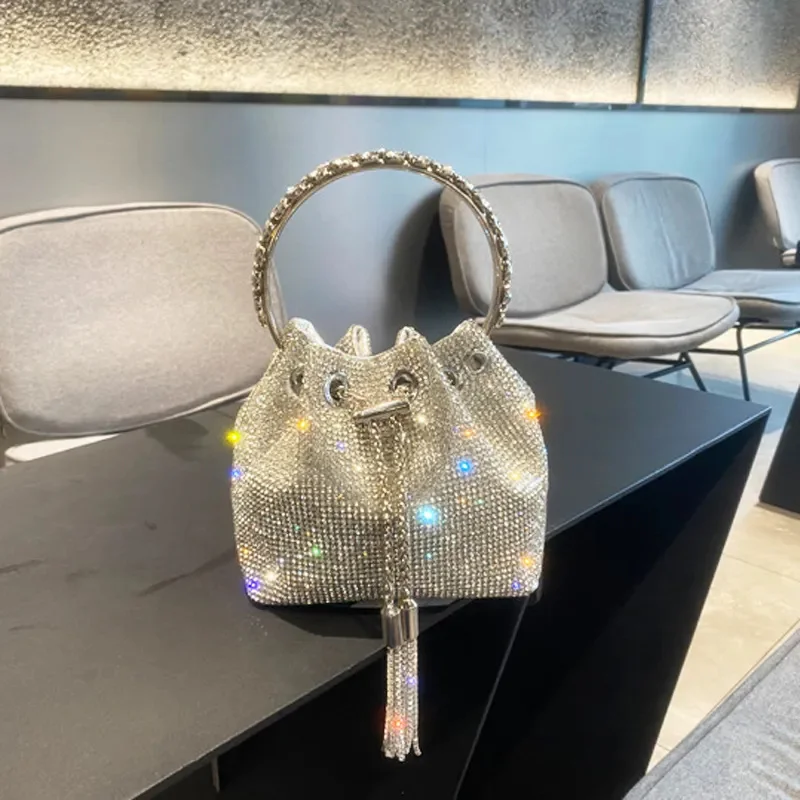 Luxury Designer Handbag 2022 Diamonds Tassel Evening Clutch Bag Full Diamond Small Bucket Shoulder Bags Purses And Handbags
Luxury Designer Handbag 2022 Diamonds Tassel Evening Clutch Bag Full Diamond Small Bucket Shoulder Bags Purses And Handbags