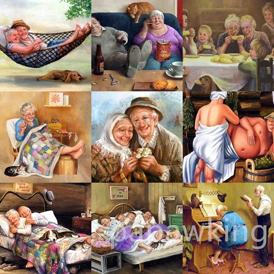 5D Character Portrait Full Square / Round Diamond Poster Diamond Painting Elderly Couple Family Mosaic Embroidery Decoration
5D Character Portrait Full Square / Round Diamond Poster Diamond Painting Elderly Couple Family Mosaic Embroidery Decoration