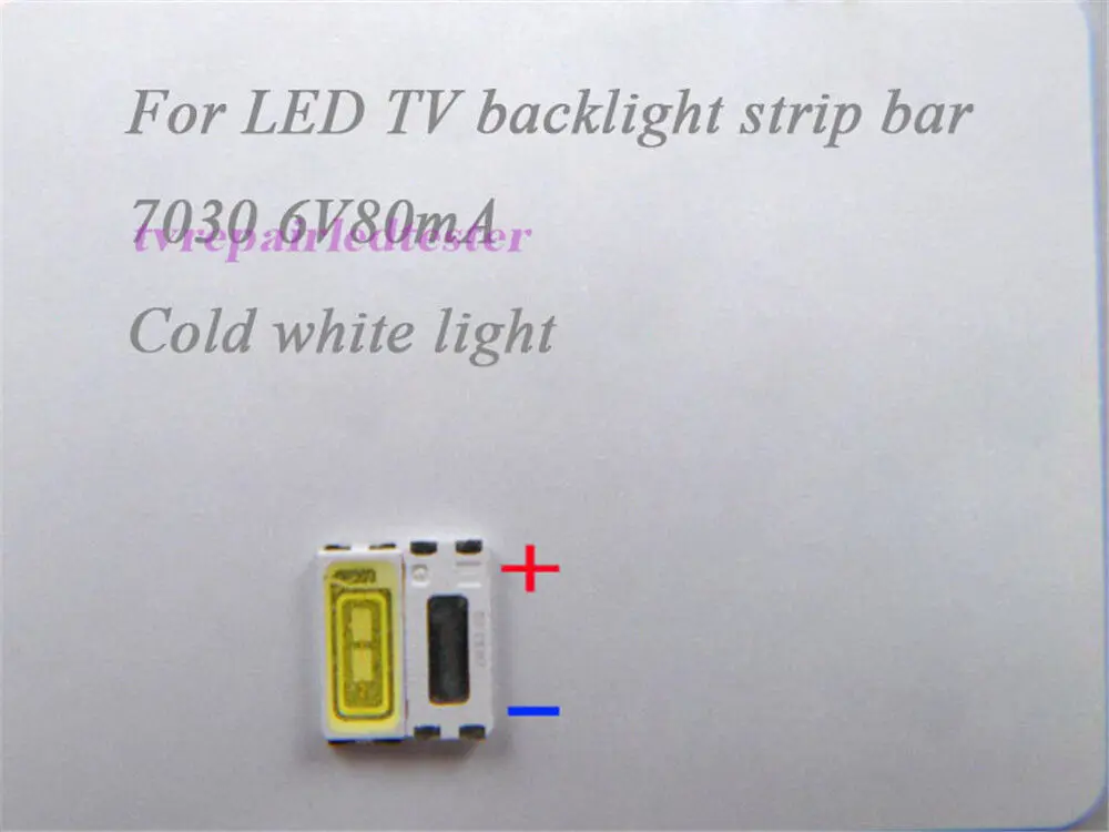 100Pcs 7030 6V Specially for LED TV Backlight Strip Bar,SMD Lamp Beads Repair TV led tv bar
100Pcs 7030 6V Specially for LED TV Backlight Strip Bar,SMD Lamp Beads Repair TV led tv bar