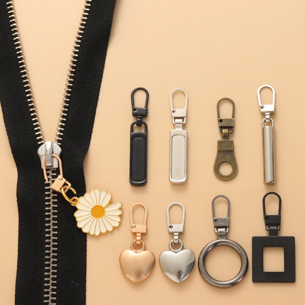 5Pcs Detachable Zipper Puller Metal Zipper Head Repair Universal Replacement Luggage Purse Bags Clothes Slider Coat Sewing Diy
5Pcs Detachable Zipper Puller Metal Zipper Head Repair Universal Replacement Luggage Purse Bags Clothes Slider Coat Sewing Diy
