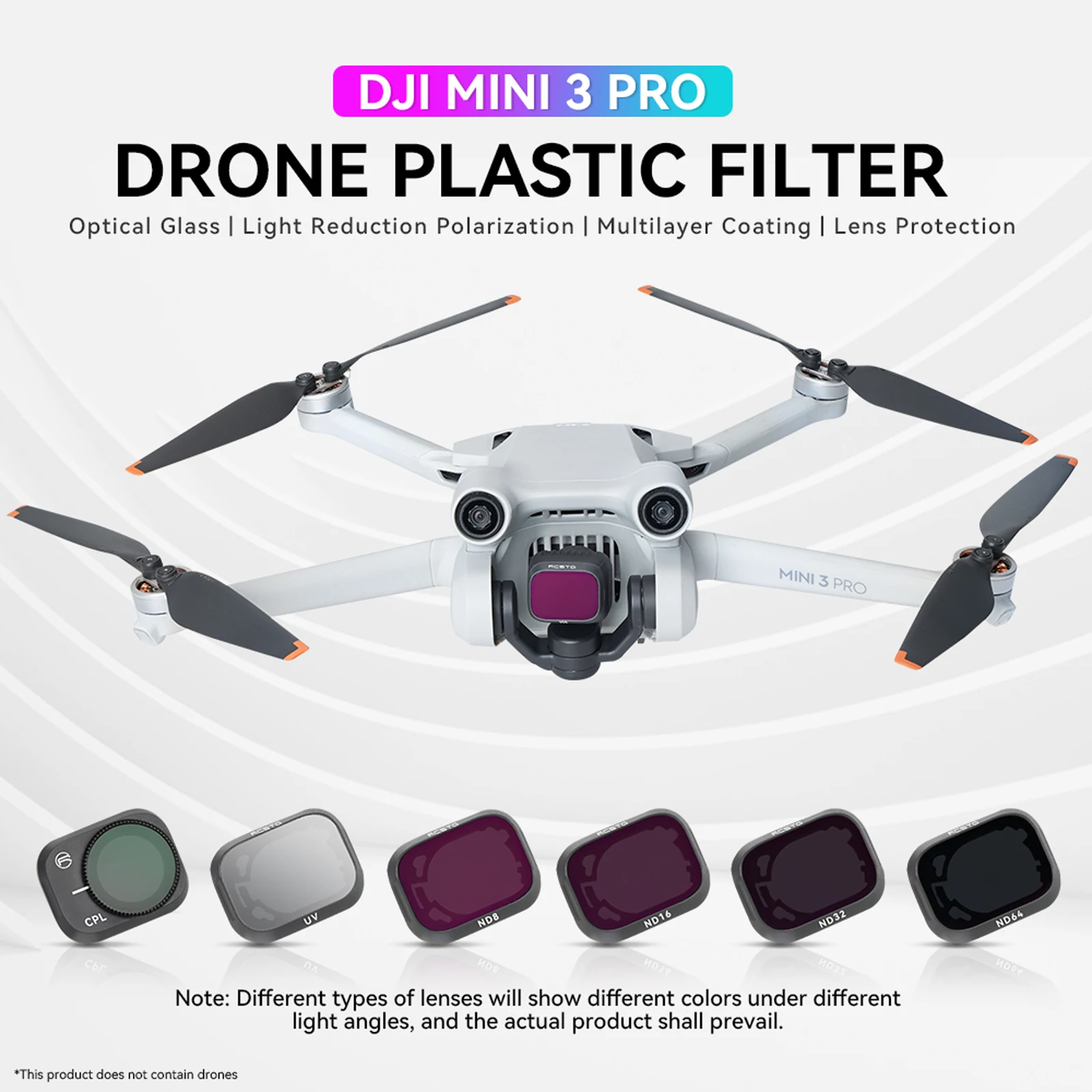 Фильтр для объектива камеры DJI Mini 3 Pro MCUV CPL ND8 ND16 ND32 ND64 ND/PL Набор фильтров для Mavic Mini 3 Pro Аксессуары для дрона
Фильтр для объектива камеры DJI Mini 3 Pro MCUV CPL ND8 ND16 ND32 ND64 ND/PL Набор фильтров для Mavic Mini 3 Pro Аксессуары для дрона