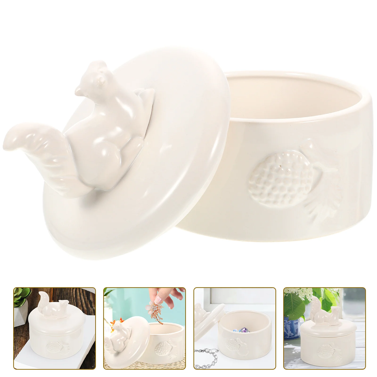 Jewelry Trinket Box Canister Tea Ceramic Holder Bowl Small Jar Container Dish Organizer Earring Ring Lidcandy Display Leaves
Jewelry Trinket Box Canister Tea Ceramic Holder Bowl Small Jar Container Dish Organizer Earring Ring Lidcandy Display Leaves