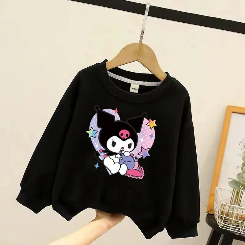 Kawaii Sanrio Kuromi Children's Cotton Long Sleeve Top Cute Anime Solid Color Print Pullover Long Sleeve Top Christmas Gift
Kawaii Sanrio Kuromi Children's Cotton Long Sleeve Top Cute Anime Solid Color Print Pullover Long Sleeve Top Christmas Gift