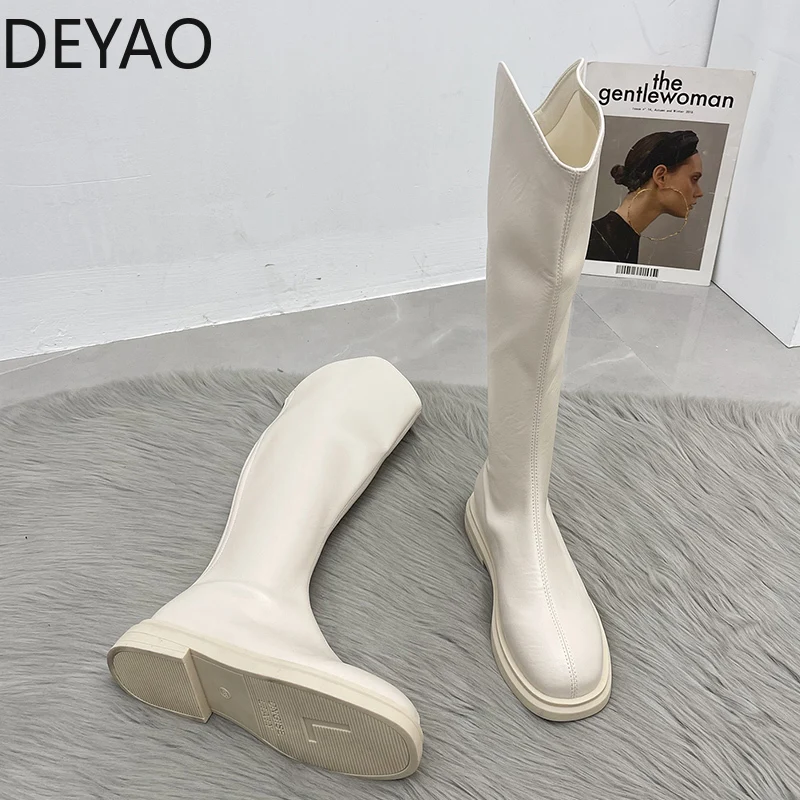 2022 Autumn Winter Women Long Boot Shoes Square Low Heel Knight Knee High Boots Designer Round Toe Zippers Western Boots
2022 Autumn Winter Women Long Boot Shoes Square Low Heel Knight Knee High Boots Designer Round Toe Zippers Western Boots