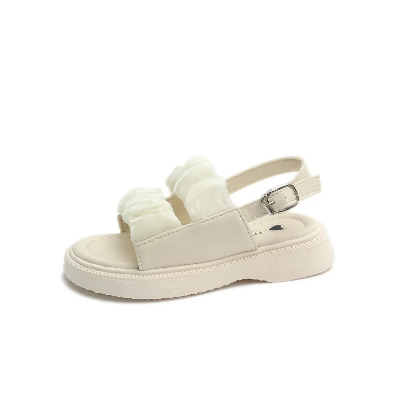 Girls Sandals 2022 Summer New Korean Version Mesh Fashion Beach Shoes Little Princess Solid Black Simple Thick Bottom Kids Flats
Girls Sandals 2022 Summer New Korean Version Mesh Fashion Beach Shoes Little Princess Solid Black Simple Thick Bottom Kids Flats