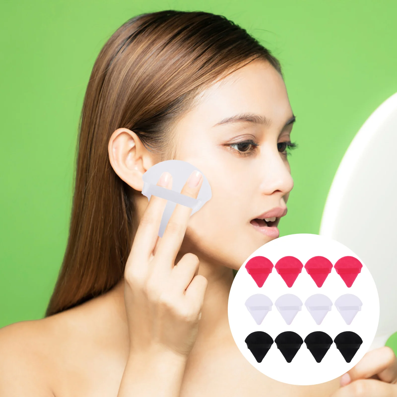 12pcs Woman Makeup Cosmetics Puff Tool Makeup Tool Convenient Girl Makeup Puff Cosmetics Pad Triangle Makeup Puff
12pcs Woman Makeup Cosmetics Puff Tool Makeup Tool Convenient Girl Makeup Puff Cosmetics Pad Triangle Makeup Puff