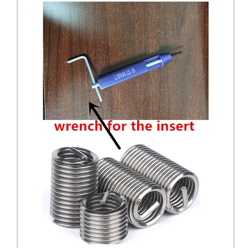 2# 4#5# 6#8#10#12#1/4 3/8 5/16 5/8 1/2 1/4 3/8#-16American standard installing wrench for the wire thread insert tool1258
2# 4#5# 6#8#10#12#1/4 3/8 5/16 5/8 1/2 1/4 3/8#-16American standard installing wrench for the wire thread insert tool1258