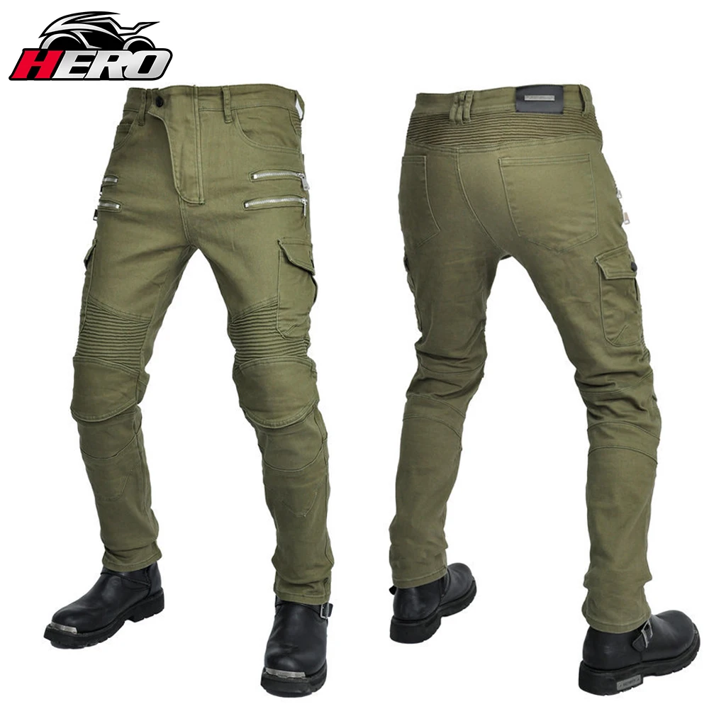 Pants Motorcycle Men Jeans Zipper Protective Gear ArmyGreen Casual Motorbike Trousers Motocross Multi Pocket Cargo Pants
Pants Motorcycle Men Jeans Zipper Protective Gear ArmyGreen Casual Motorbike Trousers Motocross Multi Pocket Cargo Pants