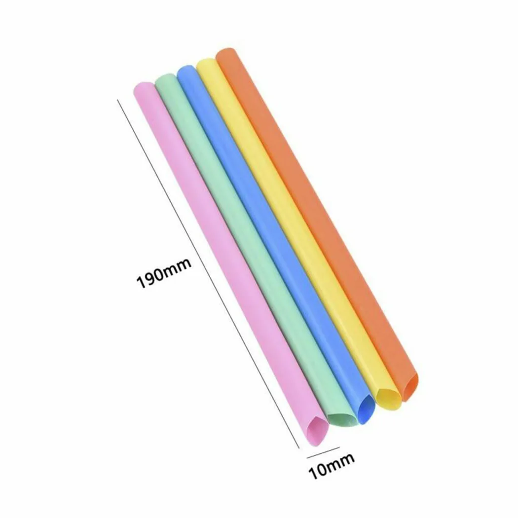 100Pcs Multi-Colored Extra Wide Fat Jumbo Boba Bubble Tea Smoothie Drinking Disposable Straws Party Supplies
100Pcs Multi-Colored Extra Wide Fat Jumbo Boba Bubble Tea Smoothie Drinking Disposable Straws Party Supplies