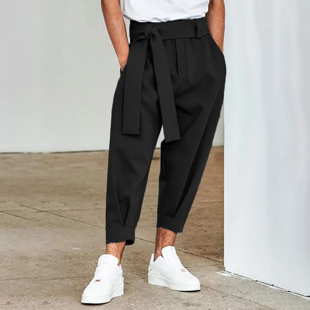 2023 New Men's Fashion Solid Color Pants Drawstring CasualTrouser Loose Wide Leg Pant Trousers S-3XL
2023 New Men's Fashion Solid Color Pants Drawstring CasualTrouser Loose Wide Leg Pant Trousers S-3XL