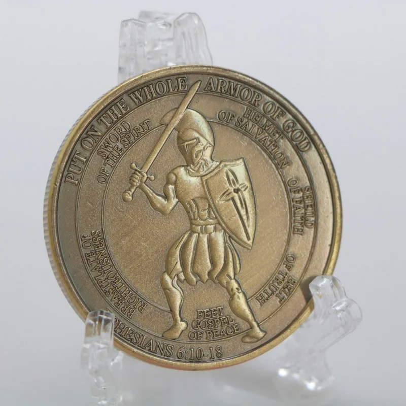 Шлем Спасения, наденьте всю броню Бога, памятная Коллекционная монета, удачная монета, подарок, монета
Шлем Спасения, наденьте всю броню Бога, памятная Коллекционная монета, удачная монета, подарок, монета