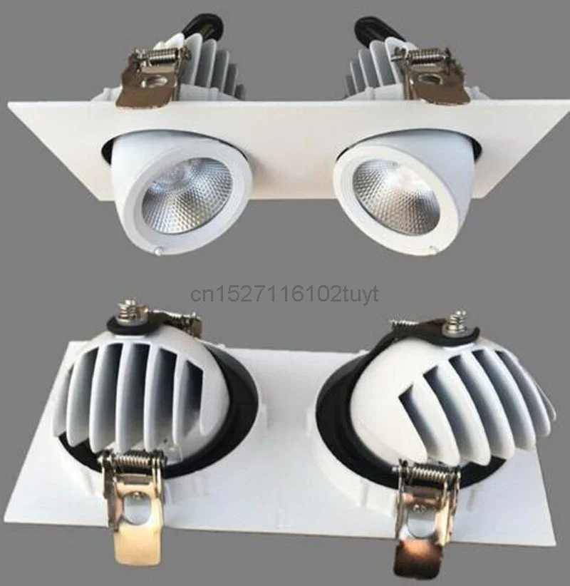 6pc Dimmable LED Trunk Downlight COB Ceiling 2X12W Adjustable Recessed Indoor Light Double COB LED Downlight 360 Degree Rotation
6pc Dimmable LED Trunk Downlight COB Ceiling 2X12W Adjustable Recessed Indoor Light Double COB LED Downlight 360 Degree Rotation