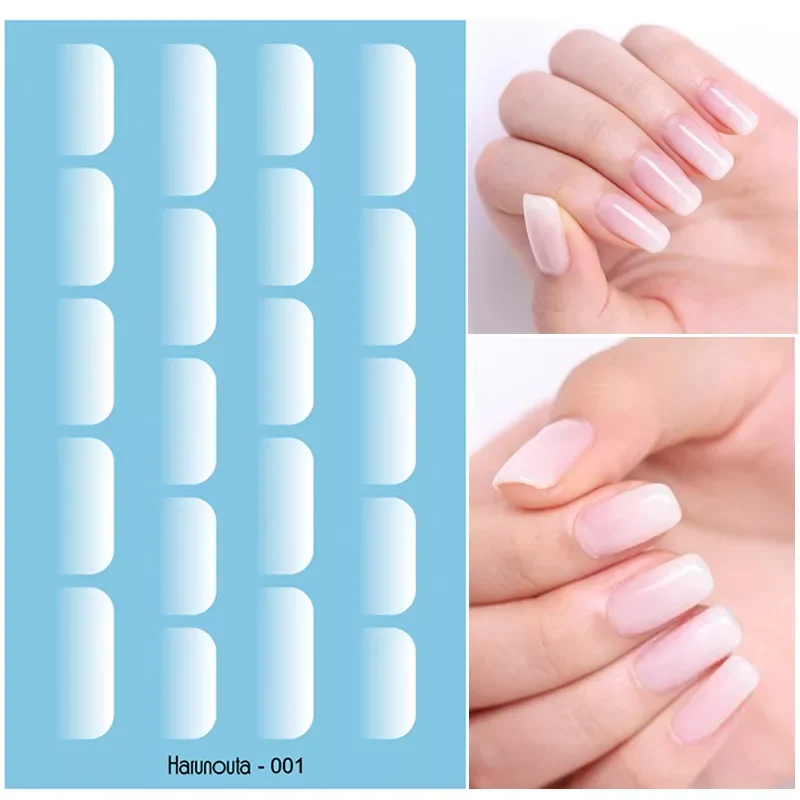 White Nail Art Water Decals Transfer Stickers for Jelly Nail Gel Protein Gradient Effect Nail Sticker French Nails DIY
White Nail Art Water Decals Transfer Stickers for Jelly Nail Gel Protein Gradient Effect Nail Sticker French Nails DIY