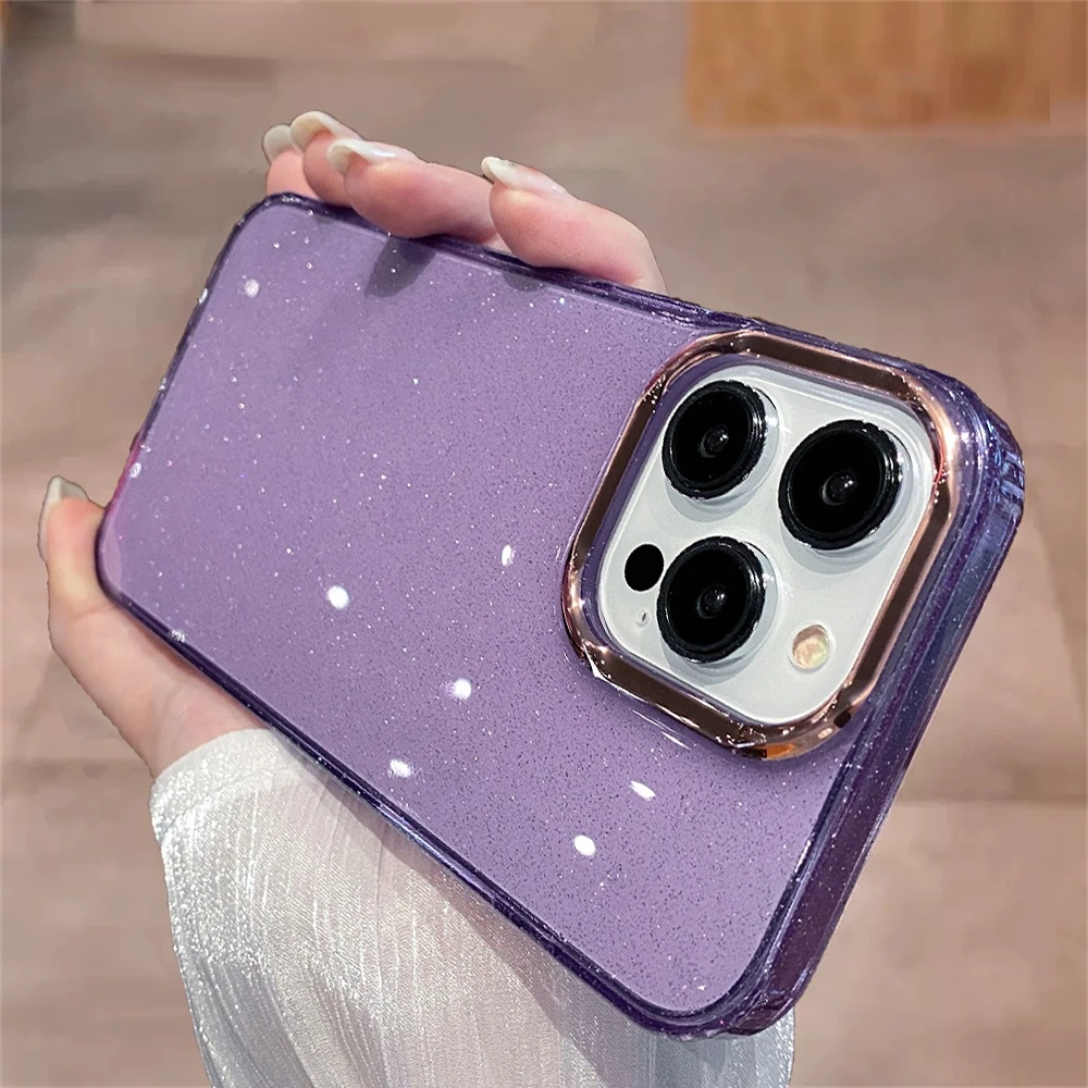 Luxury Glitter Clear Armor Case For iPhone 14 13 12 Pro Max Shockproof Hybrid TPU+PC Translucent Plating Camera Bumper Coque
Luxury Glitter Clear Armor Case For iPhone 14 13 12 Pro Max Shockproof Hybrid TPU+PC Translucent Plating Camera Bumper Coque