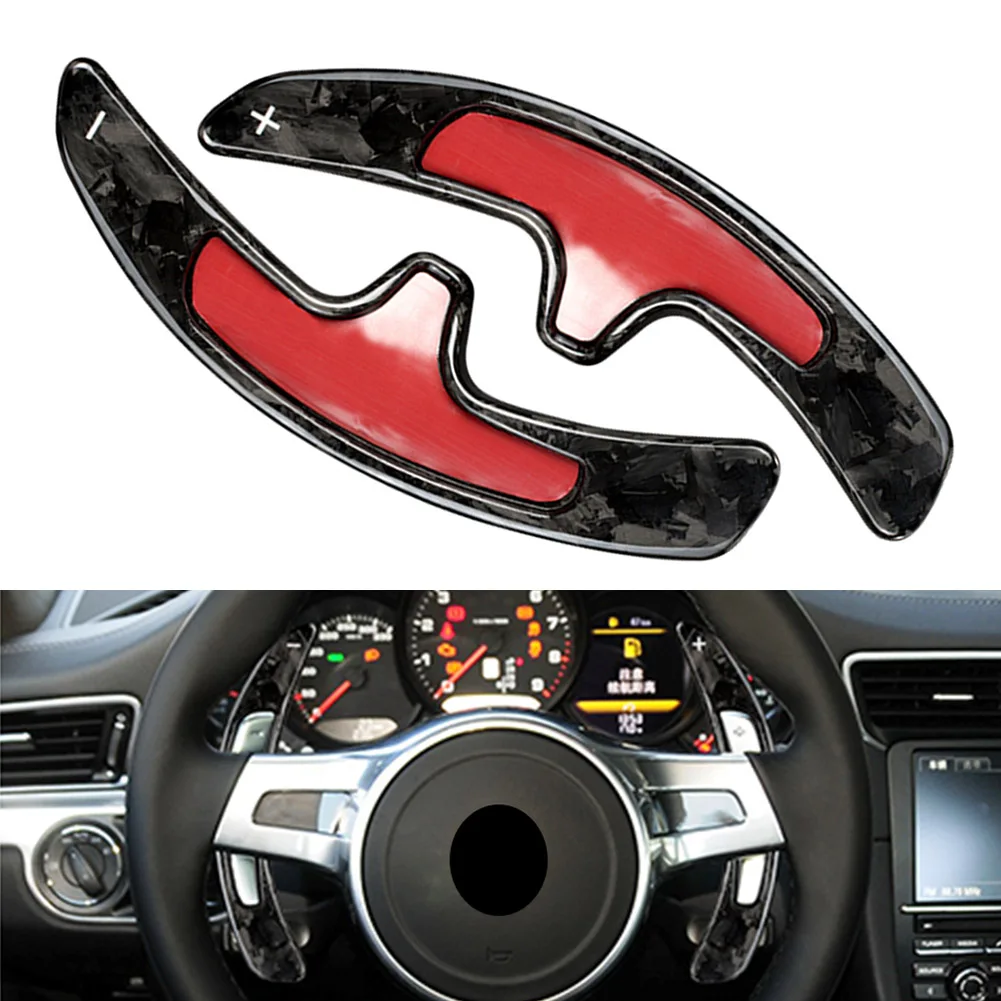 2Pcs/Set Car Forged Carbon Fiber Steering Wheel Paddle Shifter Extension For Porsche 991 Cayman 981 Boxster
2Pcs/Set Car Forged Carbon Fiber Steering Wheel Paddle Shifter Extension For Porsche 991 Cayman 981 Boxster