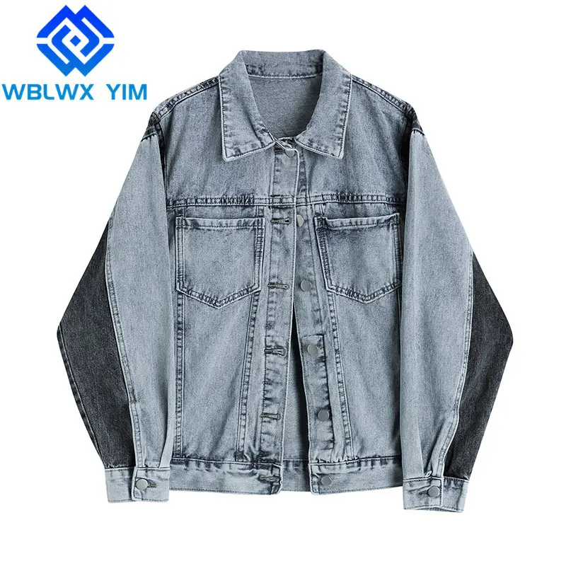 Jeans Jacket Women Fashion Spliced Denim Jackets Pocket Lapel Long Sleeve Jeans Coat Female Loose Harajuku Patchwork Jacket
Jeans Jacket Women Fashion Spliced Denim Jackets Pocket Lapel Long Sleeve Jeans Coat Female Loose Harajuku Patchwork Jacket