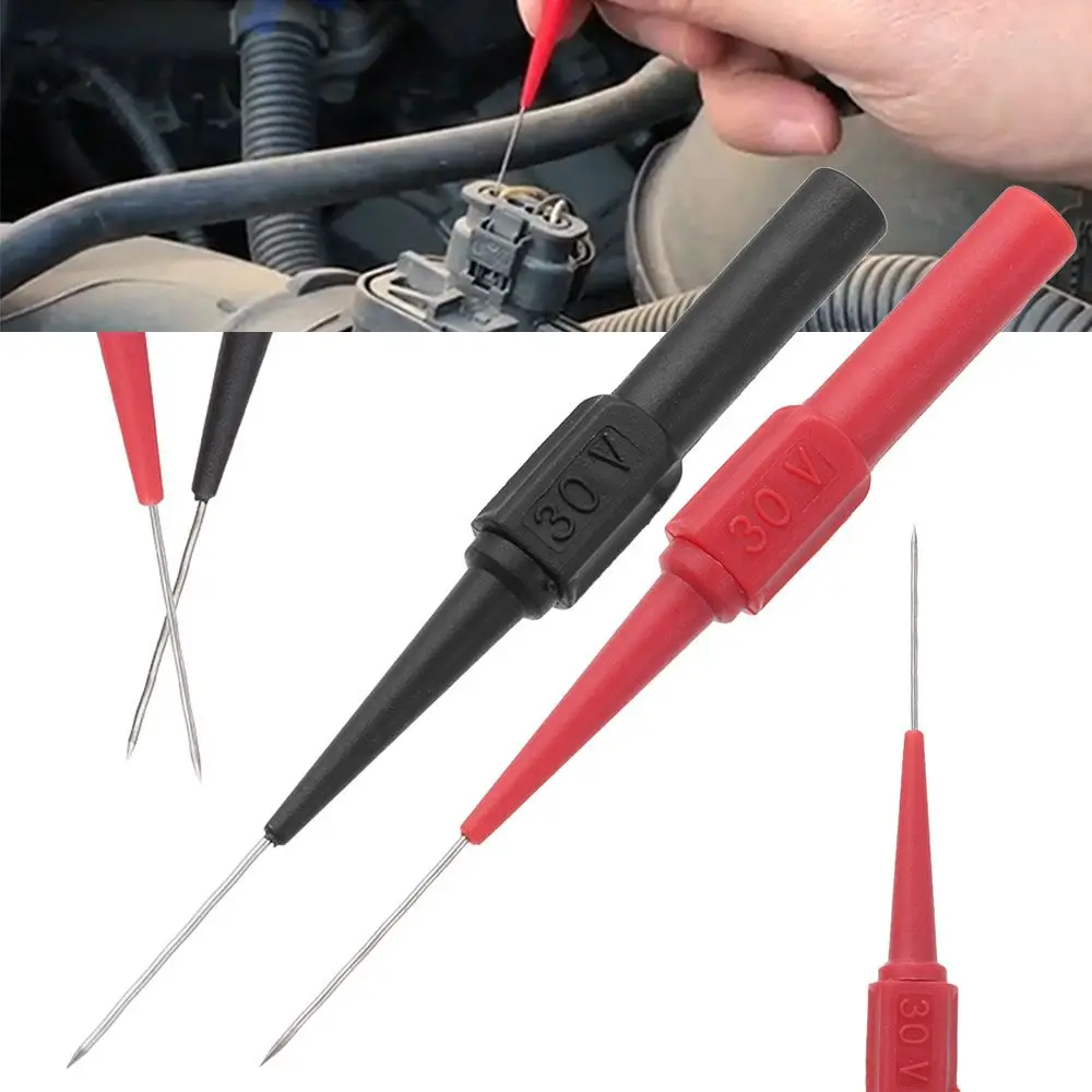 30V Diagnostic Tools Multimeter Test Lead Extention Back Piercing Needle Tip Probes Autotools Automotive Auto Kit Machine Tool
30V Diagnostic Tools Multimeter Test Lead Extention Back Piercing Needle Tip Probes Autotools Automotive Auto Kit Machine Tool