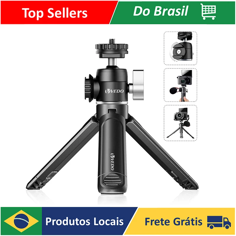 Mini Portable Tripod Phone Vlog Tripod Photography Table Stand 360° Rotatable 1/4''Screw Ballhead Selfie Stick For Camera DSLR
Mini Portable Tripod Phone Vlog Tripod Photography Table Stand 360° Rotatable 1/4''Screw Ballhead Selfie Stick For Camera DSLR