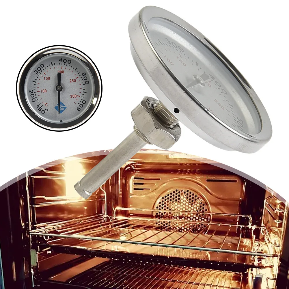 Grill Thermometer. Thermometer 150-600℉ 46mm Head Diameter Kitchen Tools Lid Thermometer Silver Stainless Steel
Grill Thermometer. Thermometer 150-600℉ 46mm Head Diameter Kitchen Tools Lid Thermometer Silver Stainless Steel