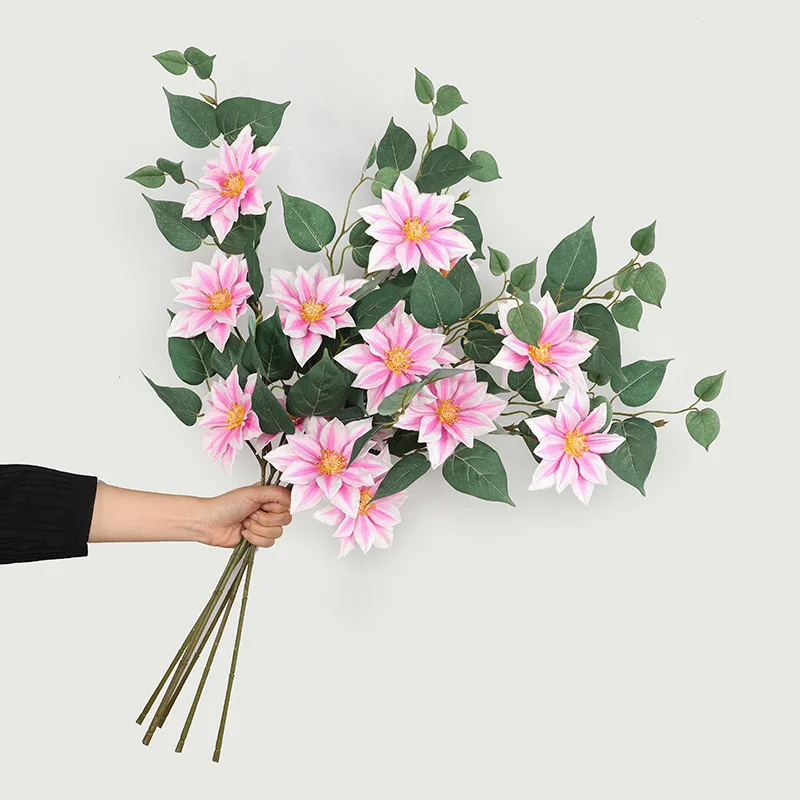 1 PCS 84cm 3 Flower heads Artificial Silk Flowers Branch Wedding Home Decor House Room Decoration Gift F858
1 PCS 84cm 3 Flower heads Artificial Silk Flowers Branch Wedding Home Decor House Room Decoration Gift F858