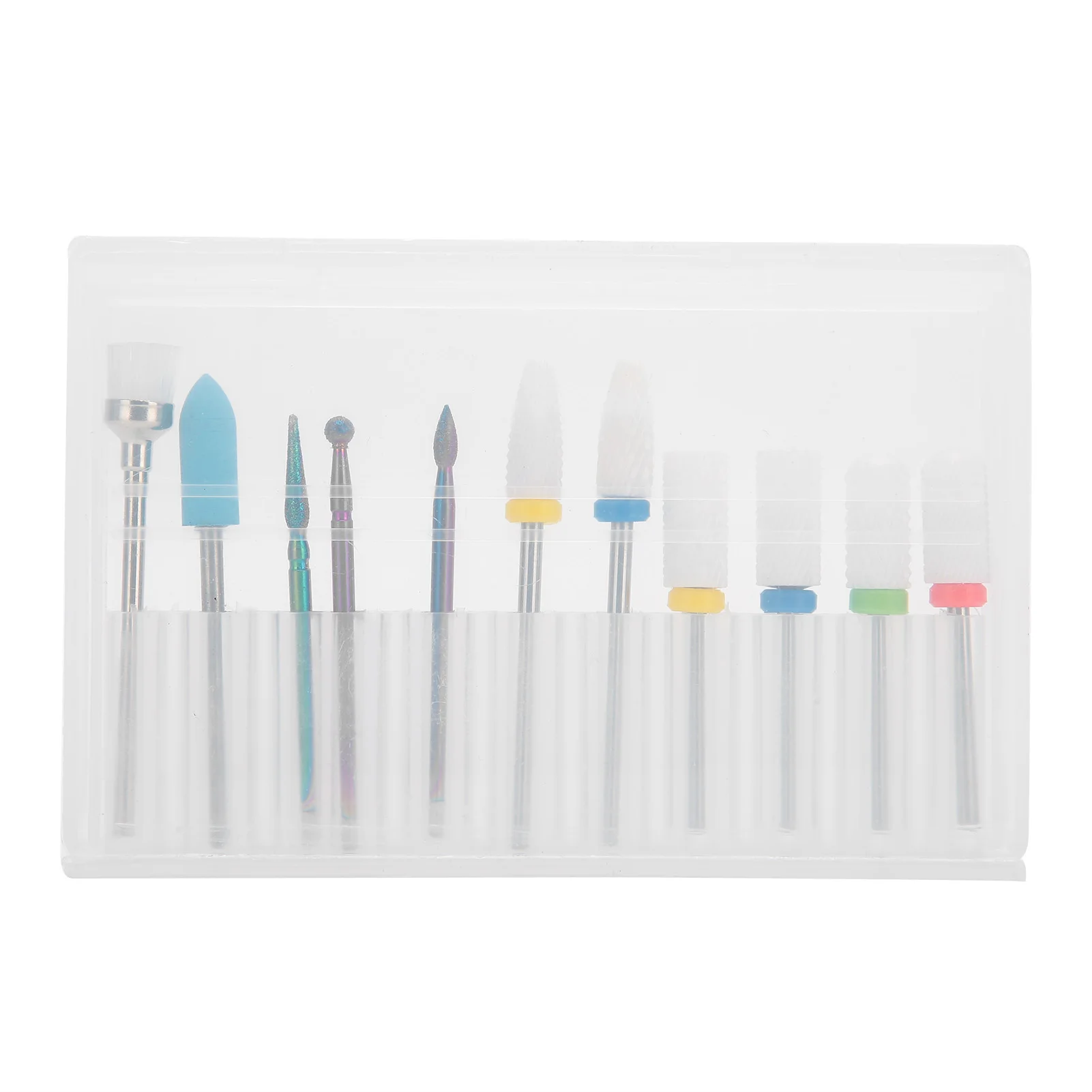 11pcs Tungsten Steel Nail Polishing Grinding Head Ceramic Nail Drill Bits Set Accessory 
11pcs Tungsten Steel Nail Polishing Grinding Head Ceramic Nail Drill Bits Set Accessory