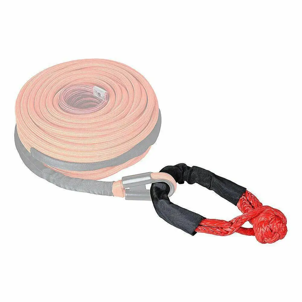 20t Breaking Strength Synthetic Soft Shackle Rope 50-550MM Rugged Shackles With Protective Sleeve For Vehicle Recovery
20t Breaking Strength Synthetic Soft Shackle Rope 50-550MM Rugged Shackles With Protective Sleeve For Vehicle Recovery