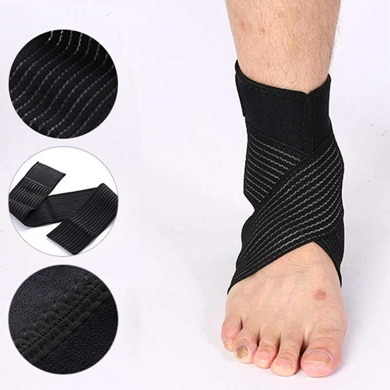 1PC Pressurized Bandage Ankle Support Ankle Brace Protector Foot Strap Elastic Belt Fitness Sports Gym Badminton Accessory
1PC Pressurized Bandage Ankle Support Ankle Brace Protector Foot Strap Elastic Belt Fitness Sports Gym Badminton Accessory