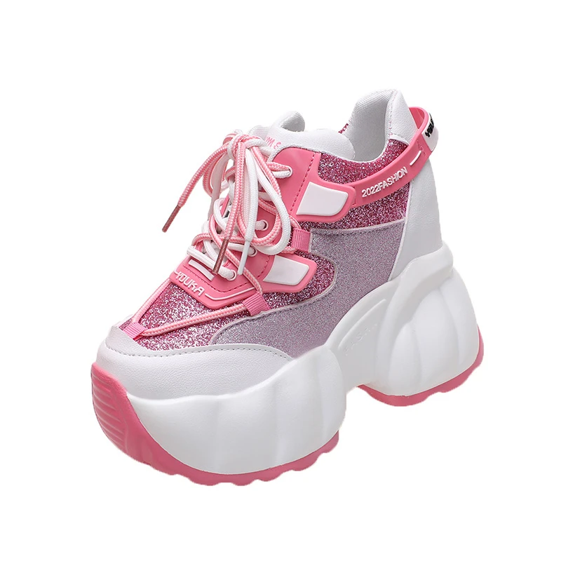 Designer Sneakers Women Luxury 2022 Brand Women's Bling Chunky Sneakers Woman Thick Bottom Lace Up Casual Shoes Zapatillas Mujer
Designer Sneakers Women Luxury 2022 Brand Women's Bling Chunky Sneakers Woman Thick Bottom Lace Up Casual Shoes Zapatillas Mujer