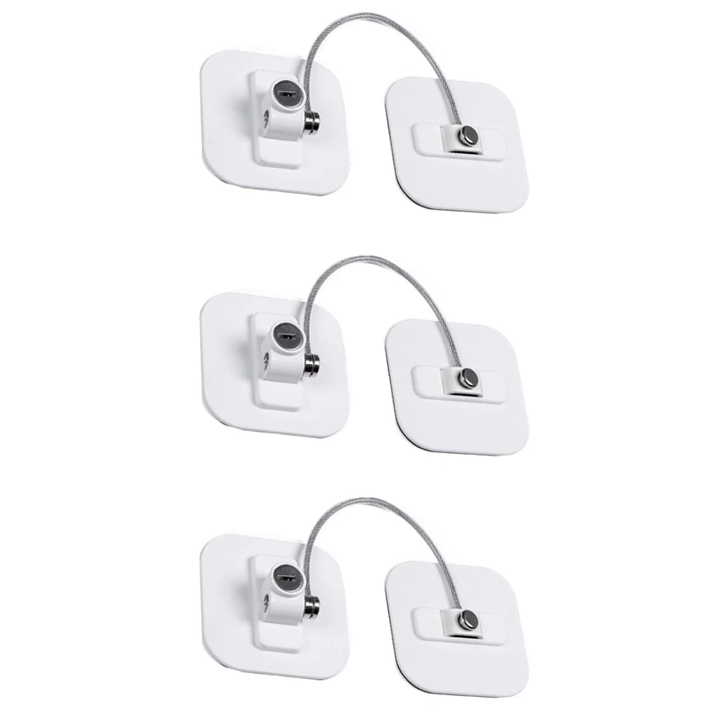 Fridge Lock,Refrigerator Locks,Freezer Lock With Key For Child Safety,Locks To Lock Fridge And Cabinets-3Pack
Fridge Lock,Refrigerator Locks,Freezer Lock With Key For Child Safety,Locks To Lock Fridge And Cabinets-3Pack
