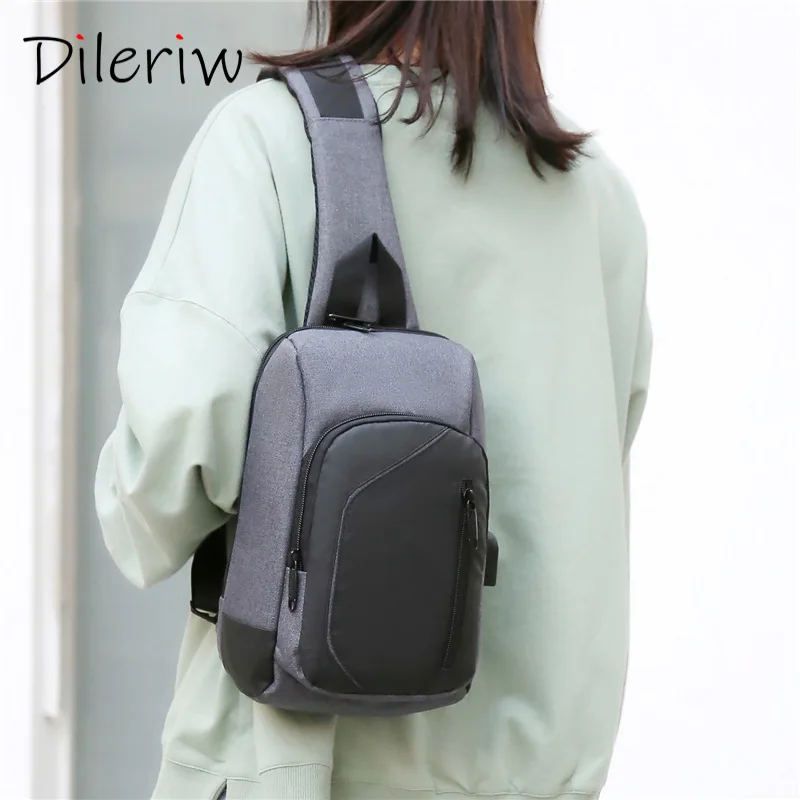 Casual Unisex Shoulder Messenger Chest Bag Large Capacity Portable Handbag External USB Charging Multifunctional Oblique Packet
Casual Unisex Shoulder Messenger Chest Bag Large Capacity Portable Handbag External USB Charging Multifunctional Oblique Packet