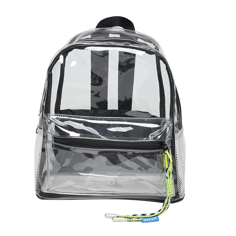 Women's Backpack Transparent Waterproof PVC Bag Female Fashion College Students Transparent Bag Large Solid Clear Backpacks
Women's Backpack Transparent Waterproof PVC Bag Female Fashion College Students Transparent Bag Large Solid Clear Backpacks
