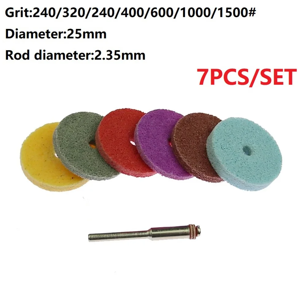 6pcs Nylon Polishing Wheels Fiber Grinding Head With 1pc Extension Rod For Grinding Metal Glass Jewellery Steel Rotay Tools
6pcs Nylon Polishing Wheels Fiber Grinding Head With 1pc Extension Rod For Grinding Metal Glass Jewellery Steel Rotay Tools