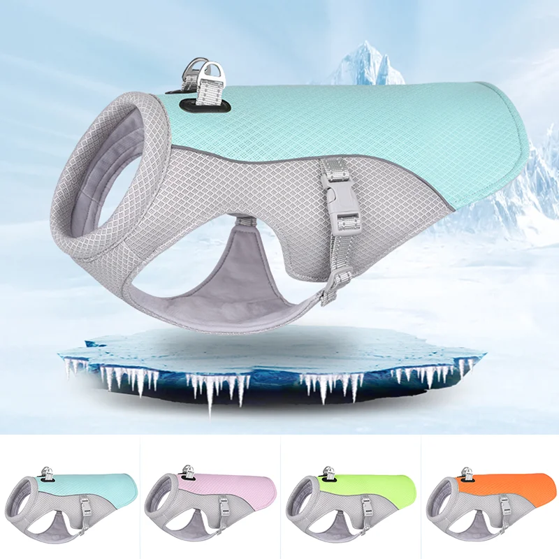 Summer Dog Cooling Vest Harness Reflective Quick Release Hot Pet Clothes Cool Jacket for Small Medium Largr Dog Accessories Vest
Summer Dog Cooling Vest Harness Reflective Quick Release Hot Pet Clothes Cool Jacket for Small Medium Largr Dog Accessories Vest