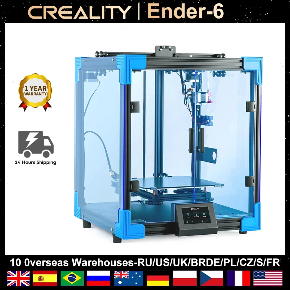 Материнская плата для 3D-принтера Creality Ender-6 TMC2208, большая, 250x250x400 мм, стабильный сердечник, конструкция X-Y с комплектом корпусного принтера
Материнская плата для 3D-принтера Creality Ender-6 TMC2208, большая, 250x250x400 мм, стабильный сердечник, конструкция X-Y с комплектом корпусного принтера