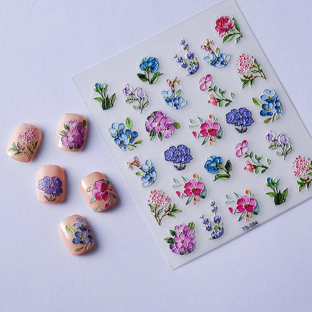 3D Flower Nail Stickers Vibrant Flower Design Spring Flower Leaves Self-Adhesive Nail Stickers Nail Decoration DIY
3D Flower Nail Stickers Vibrant Flower Design Spring Flower Leaves Self-Adhesive Nail Stickers Nail Decoration DIY