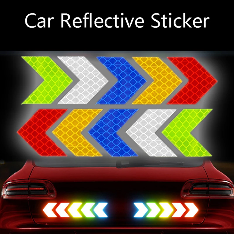 10PCS Car Reflective Sticker Arrows Pattern Warning Car Stickers And Decals 
10PCS Car Reflective Sticker Arrows Pattern Warning Car Stickers And Decals