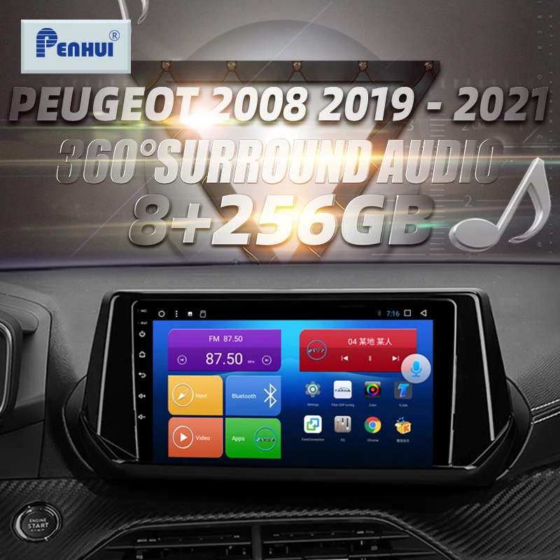 HIFI for Peugeot 2008 2019 - 2021 Car Radio Multimedia Video Player Navigation GPS Android10.0 double din
HIFI for Peugeot 2008 2019 - 2021 Car Radio Multimedia Video Player Navigation GPS Android10.0 double din