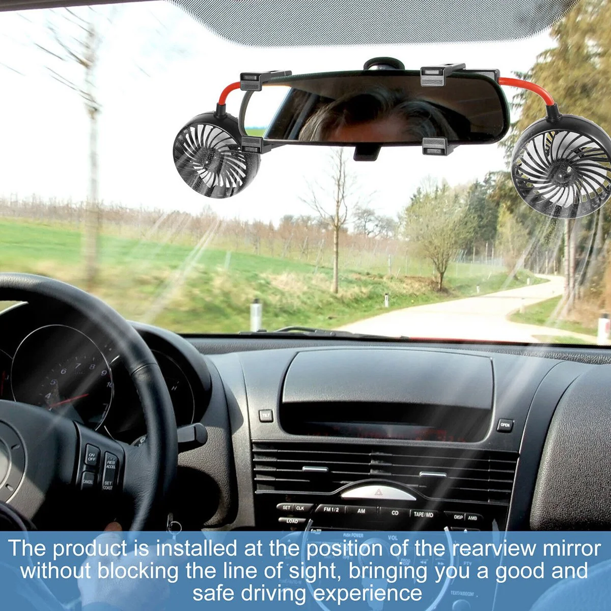 Универсальный автомобильный вентилятор с двойной головкой USB Автомобильный Электрический вентилятор автомобильные аксессуары 
Универсальный автомобильный вентилятор с двойной головкой USB Автомобильный Электрический вентилятор автомобильные аксессуары