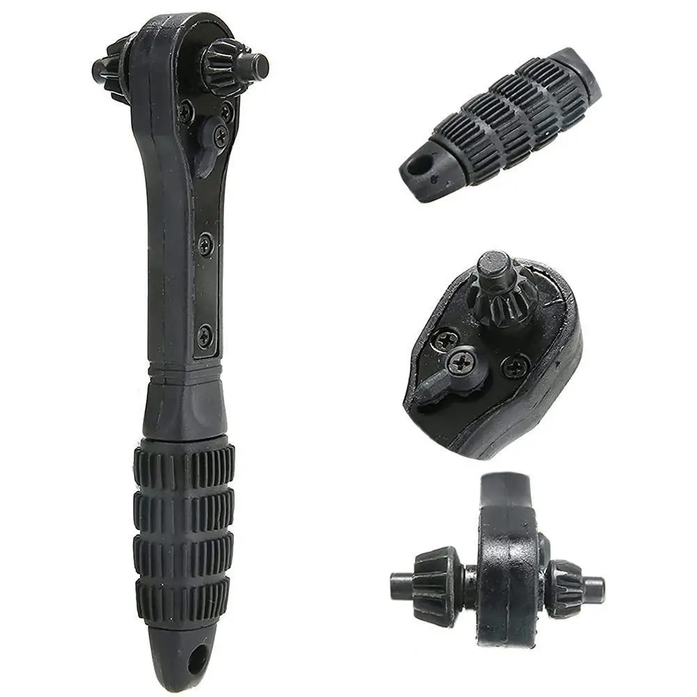2 in 1 Universal Hand Drill Ratchet Key Wrench Drill Handle Chuck Spanner Grip Repair Multifunction Tool Combo H5K5
2 in 1 Universal Hand Drill Ratchet Key Wrench Drill Handle Chuck Spanner Grip Repair Multifunction Tool Combo H5K5